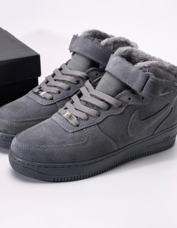 Nike Air Force 1 Mid Sherpa Grey