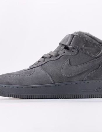 Nike Air Force 1 Mid Sherpa Grey