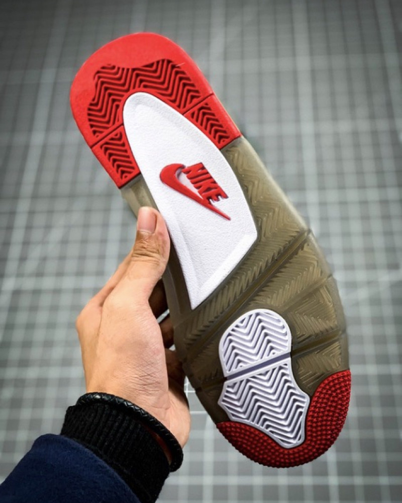 Off-White x Air Jordan 4 Retro “Bred” – Black & Fire Red