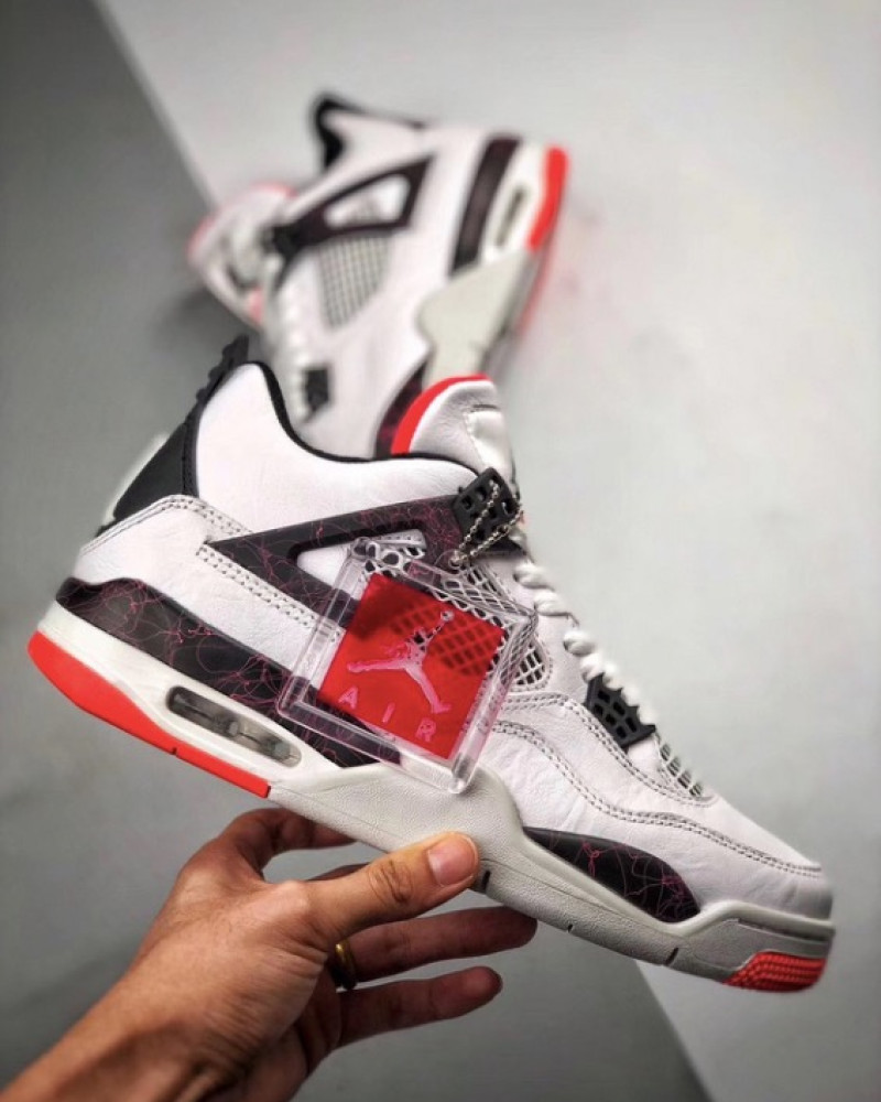 Air Jordan 4 Retro “Flight Nostalgia” – White/Black/Bright Crimson