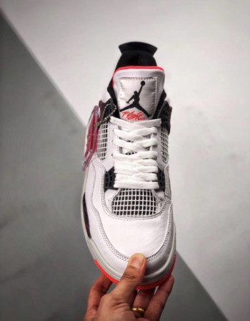Air Jordan 4 Retro “Flight Nostalgia” – White/Black/Bright Crimson
