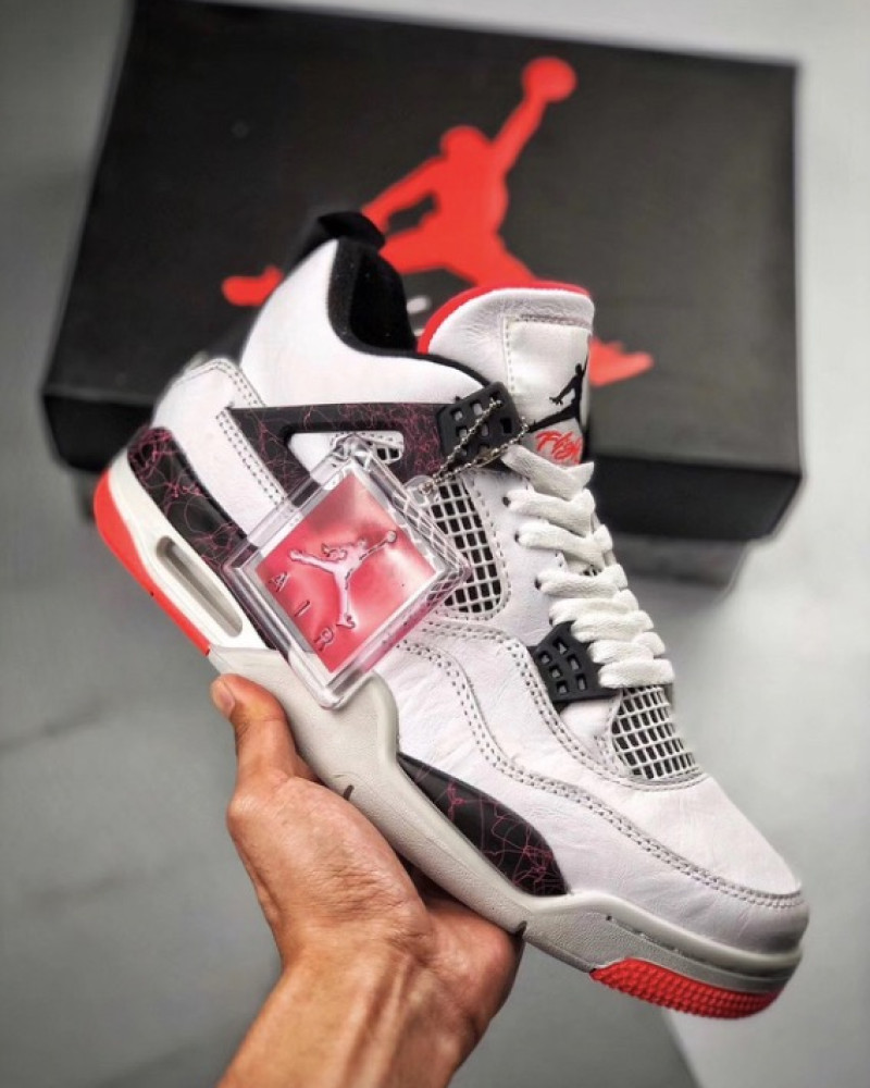 Air Jordan 4 Retro “Flight Nostalgia” – White/Black/Bright Crimson
