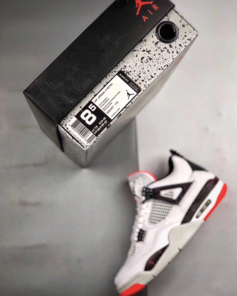 Air Jordan 4 Retro “Flight Nostalgia” – White/Black/Bright Crimson