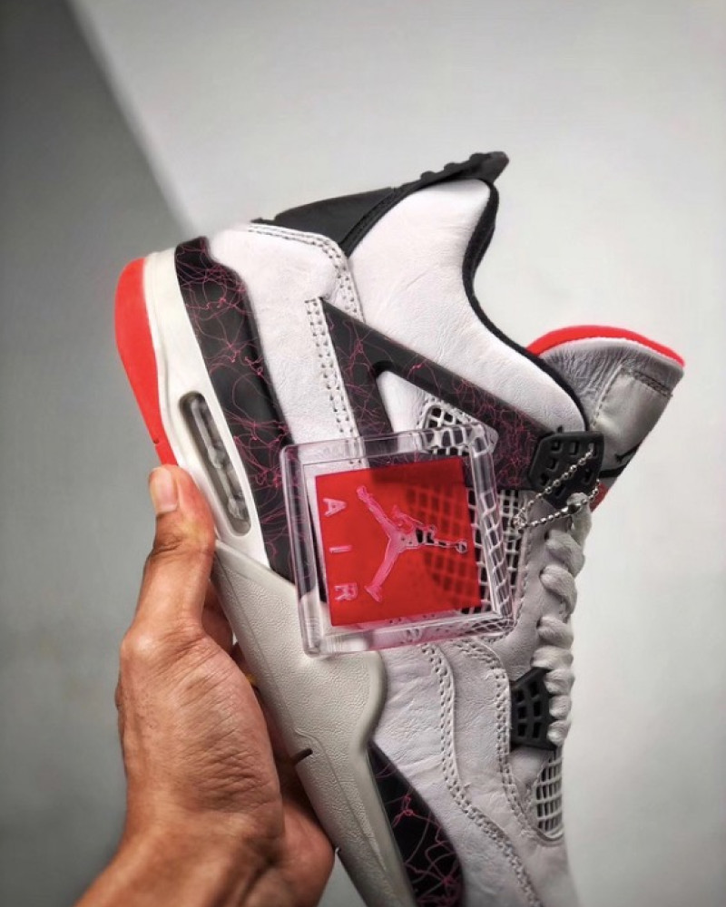 Air Jordan 4 Retro “Flight Nostalgia” – White/Black/Bright Crimson