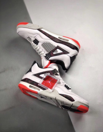 Air Jordan 4 Retro “Flight Nostalgia” – White/Black/Bright Crimson