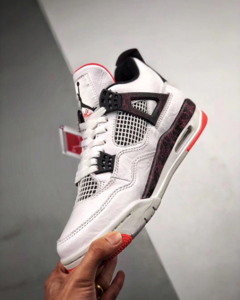 Air Jordan 4 Retro “Flight Nostalgia” – White/Black/Bright Crimson