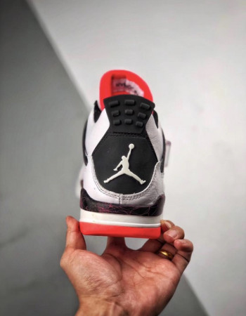 Air Jordan 4 Retro “Flight Nostalgia” – White/Black/Bright Crimson