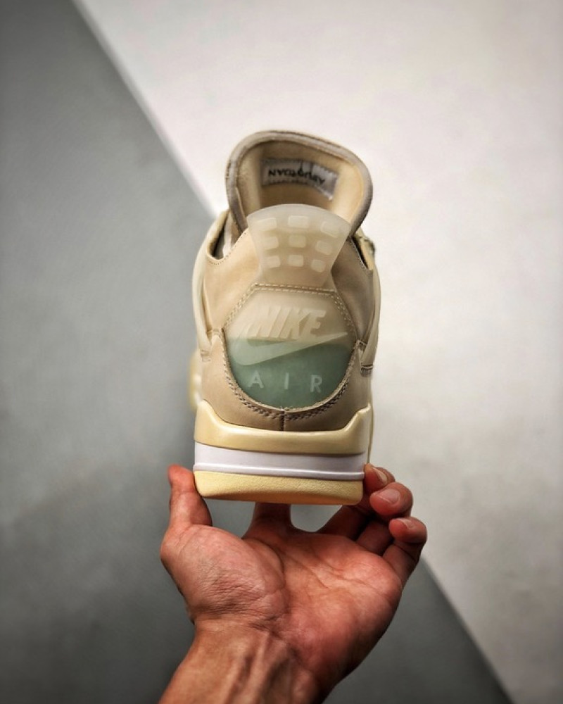 Off-White x Air Jordan 4 Retro “Sail” 
