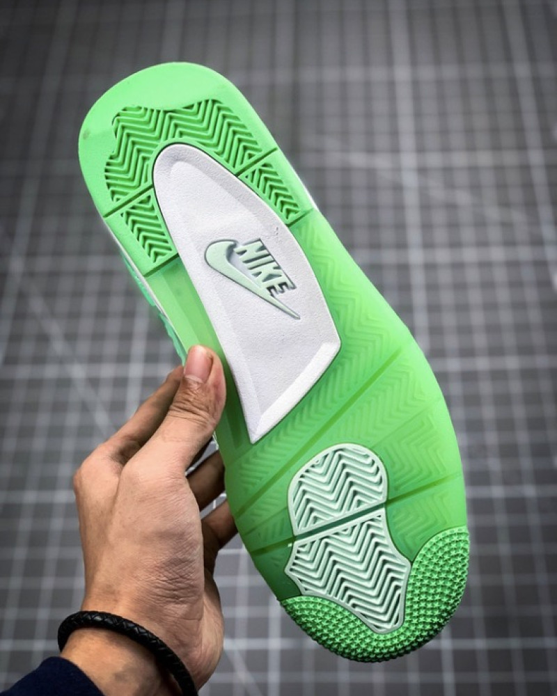 Off-White x Air Jordan 4 Retro “Green” – Electric Green 