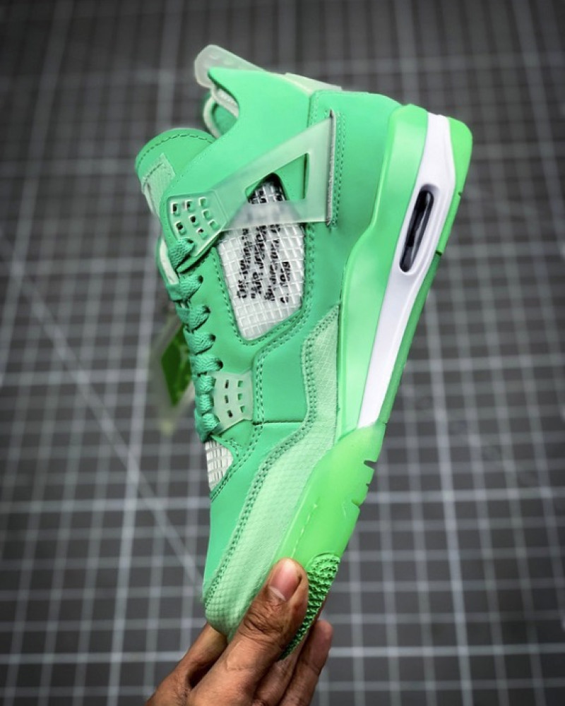 Off-White x Air Jordan 4 Retro “Green” – Electric Green 