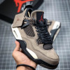 Travis Scott x Air Jordan 4 Retro “Olive” – Mocha Brown