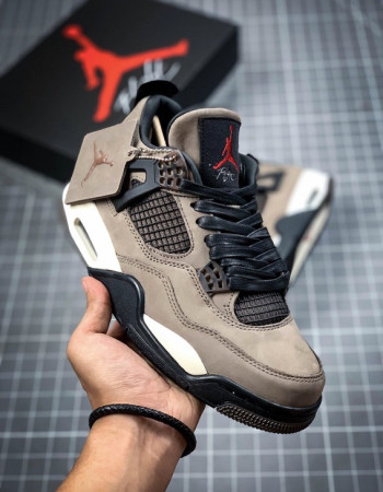Travis Scott x Air Jordan 4 Retro “Olive” – Mocha Brown