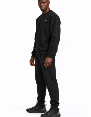 Alo Accolade Crew Neck Pullover – Black 