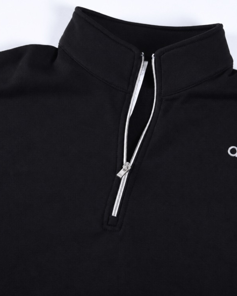 Alo Accolade 1/4 Zip Pullover – Black