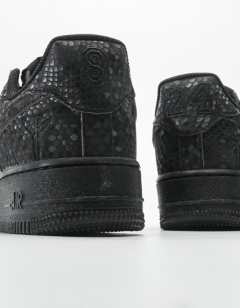 Nike Air Force 1 Low “Kobe 8/24” “Kobe Forever”Black Snakeskin