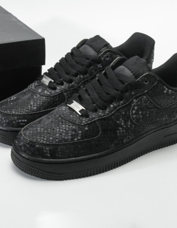 Nike Air Force 1 Low “Kobe 8/24” “Kobe Forever”Black Snakeskin