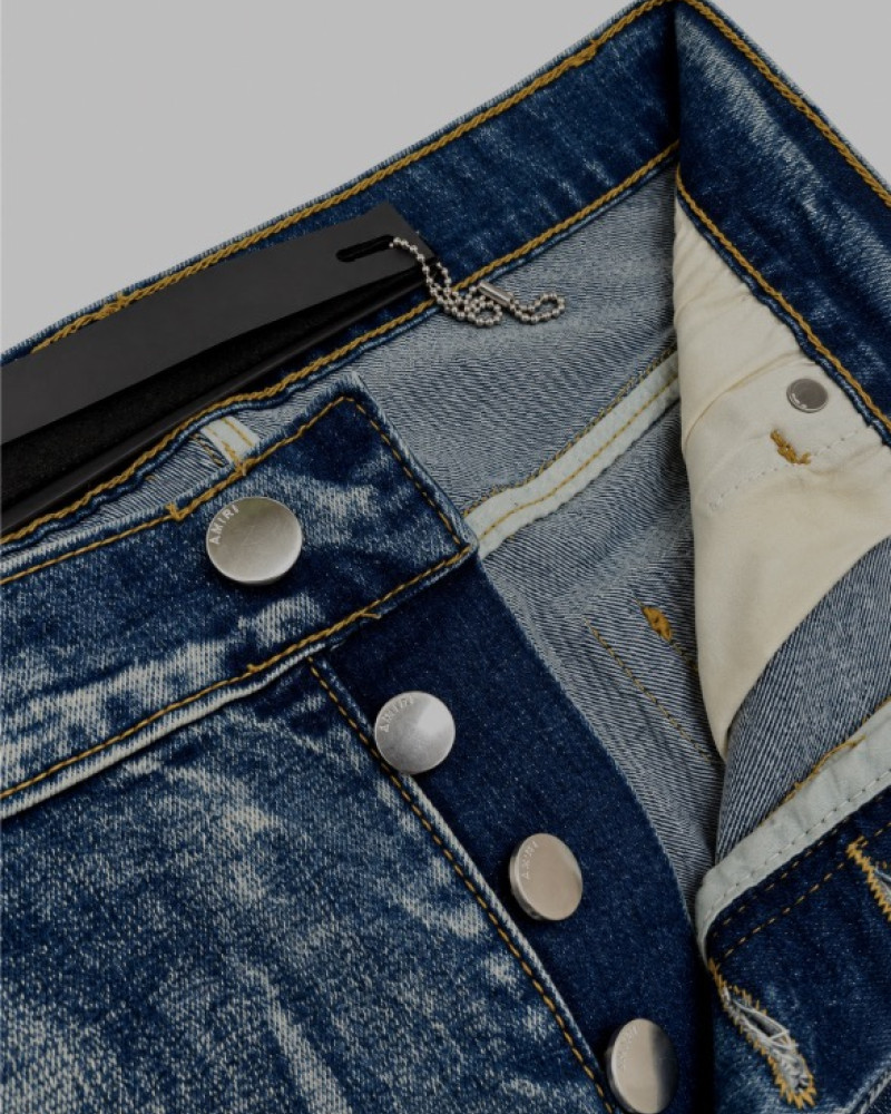 AMIRI Bandana Flame Jeans – Clay Indigo/Orange