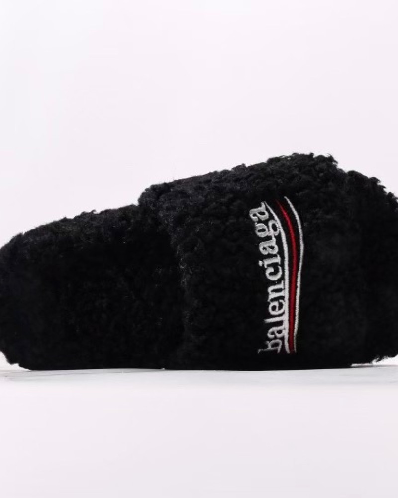 Baleciaga Furry Slippers