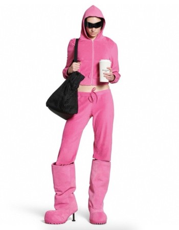 Balenciaga’s Pre-Fall 2024 collection Pink Hoodie and Sweatpants 