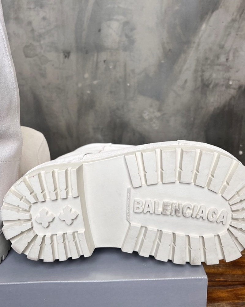 Balenciaga Shearling Extra-Tall 3XL Boots