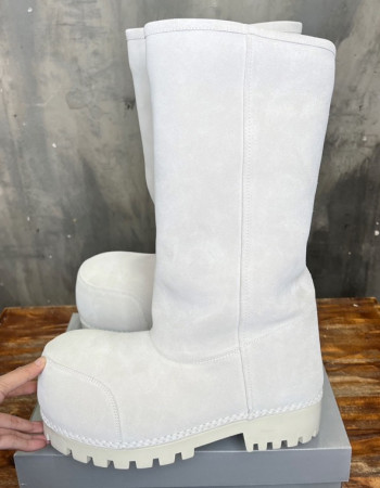 Balenciaga Shearling Extra-Tall 3XL Boots