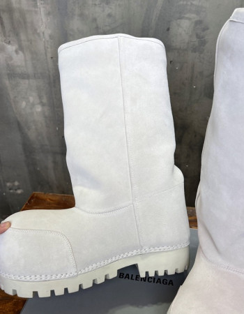 Balenciaga Shearling Extra-Tall 3XL Boots