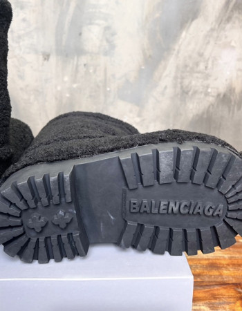 Balenciaga Luxe Calf Suede Boots