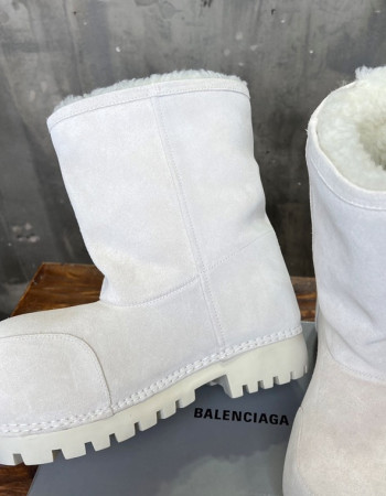 Balenciaga Shearling Tall 3XL Boots