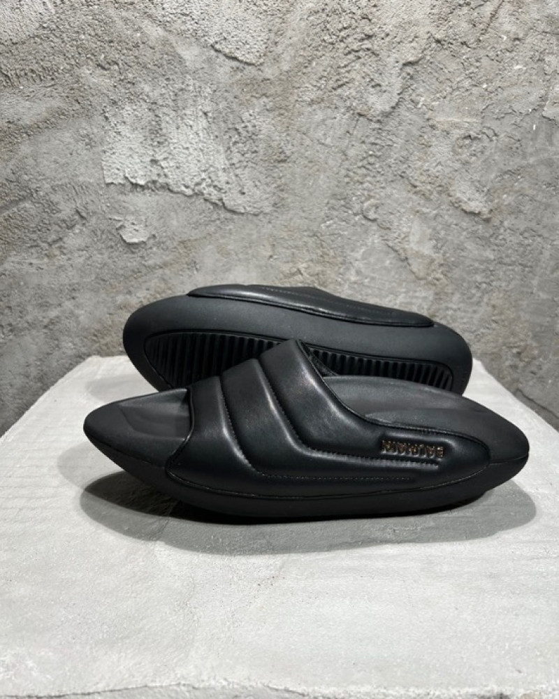Balmain B-IT Quilted Mules Slippers  