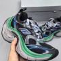 Balenciaga 10XL Distressed Runner Sneakers – Black/Blue/Green