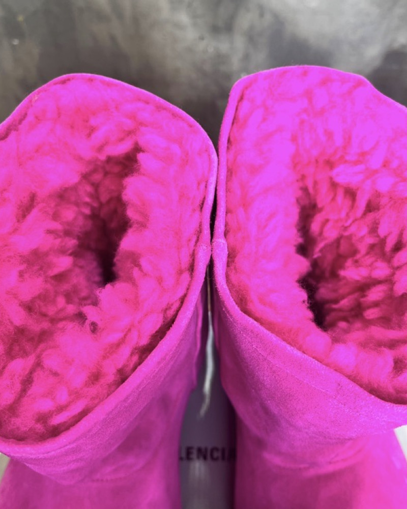 Balenciaga Shearling Extra-Tall 3XL Boots