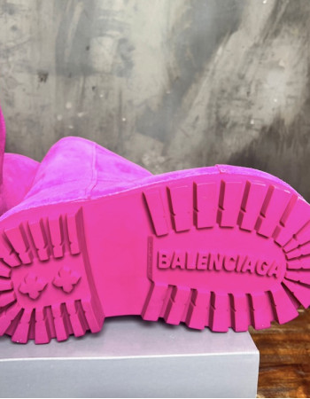 Balenciaga Shearling Extra-Tall 3XL Boots
