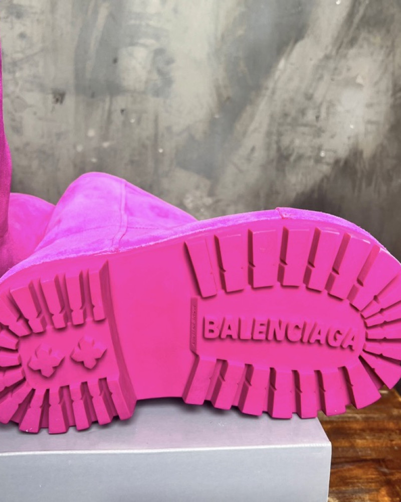 Balenciaga Shearling Extra-Tall 3XL Boots