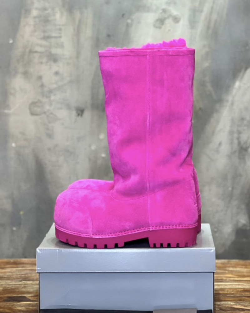 Balenciaga Shearling Extra-Tall 3XL Boots