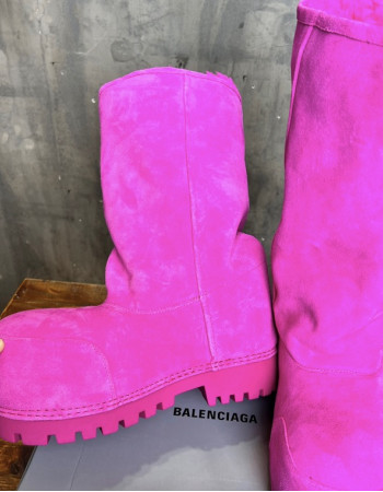 Balenciaga Shearling Extra-Tall 3XL Boots