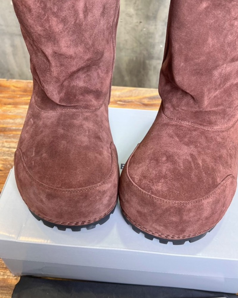 Balenciaga Shearling Extra-Tall 3XL Boots