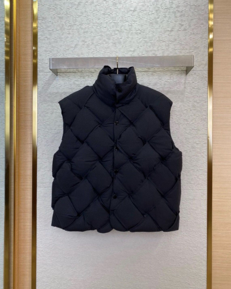 Bottega Veneta Tech Quilted Padded Shell Vest