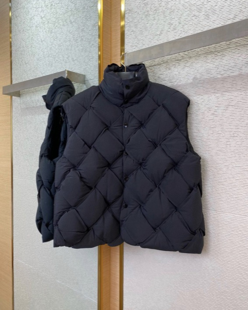 Bottega Veneta Tech Quilted Padded Shell Vest