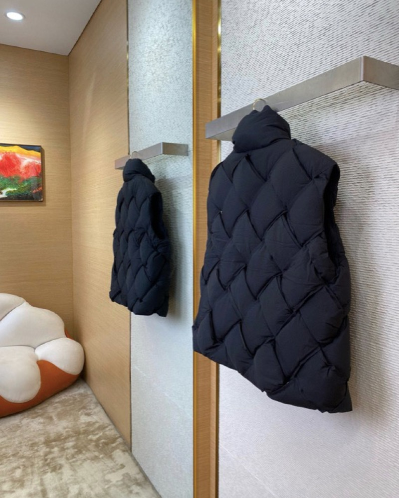 Bottega Veneta Tech Quilted Padded Shell Vest