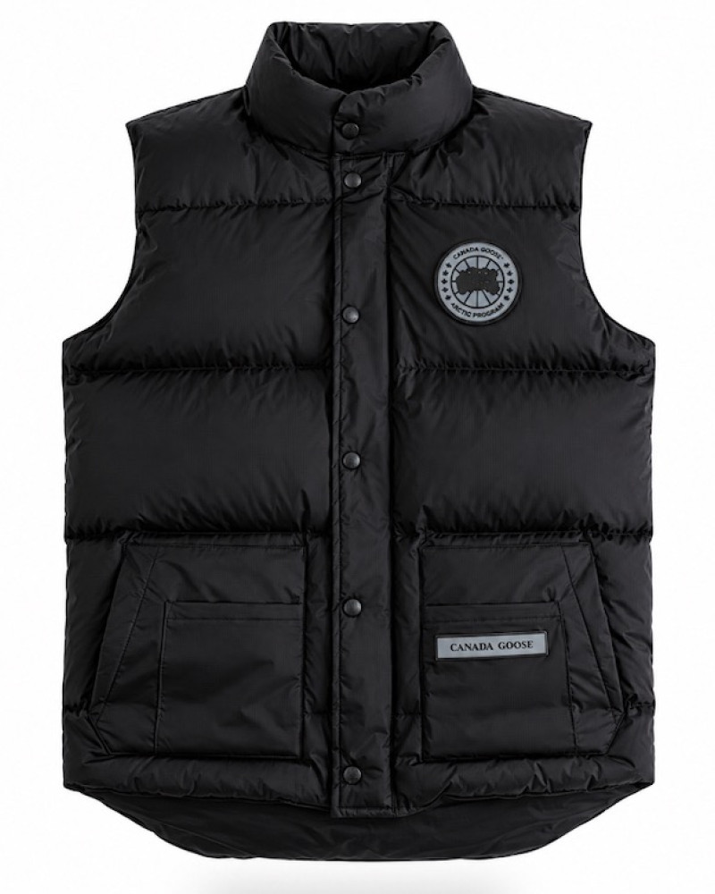 Canada Goose Garson Vest Black Label – Black