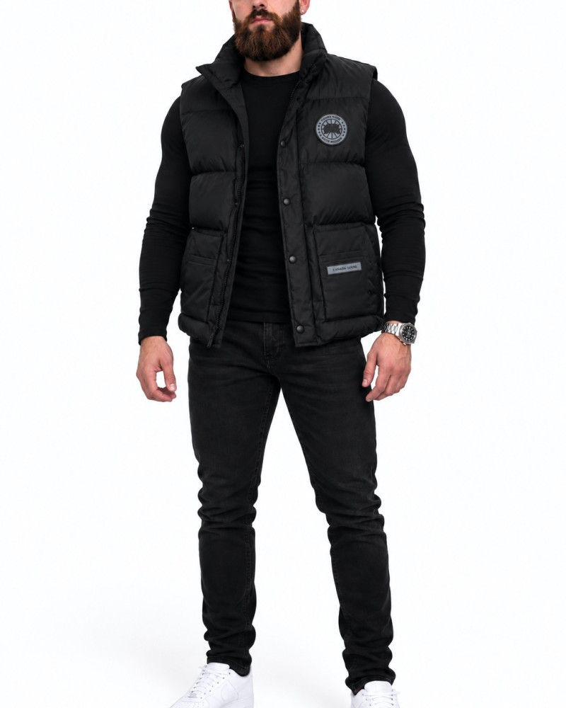 Canada Goose Garson Vest Black Label – Black