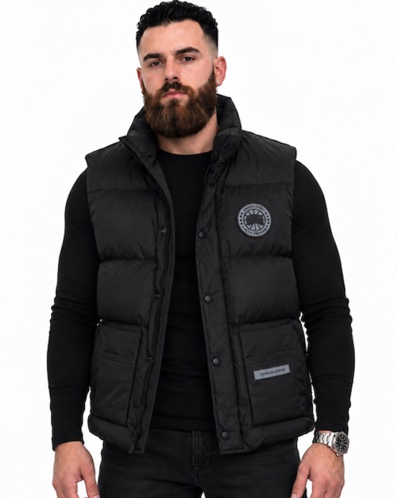Canada Goose Garson Vest Black Label – Black