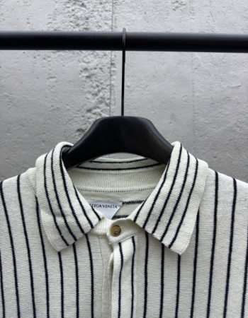 Bottega Veneta Knit Polo Sweater