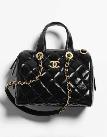 Coco Chanel Quilted Leather Bag 