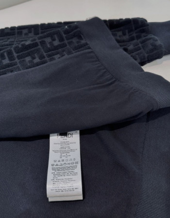Fendi Black FF Monogram Hoodie