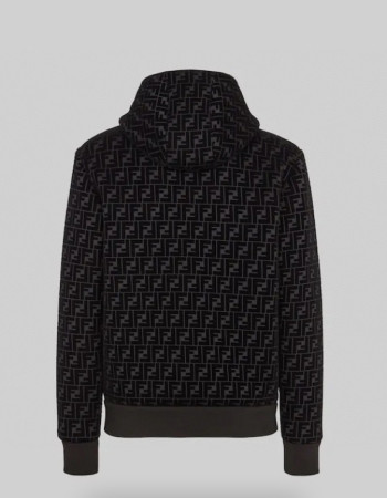 Fendi Black FF Monogram Hoodie