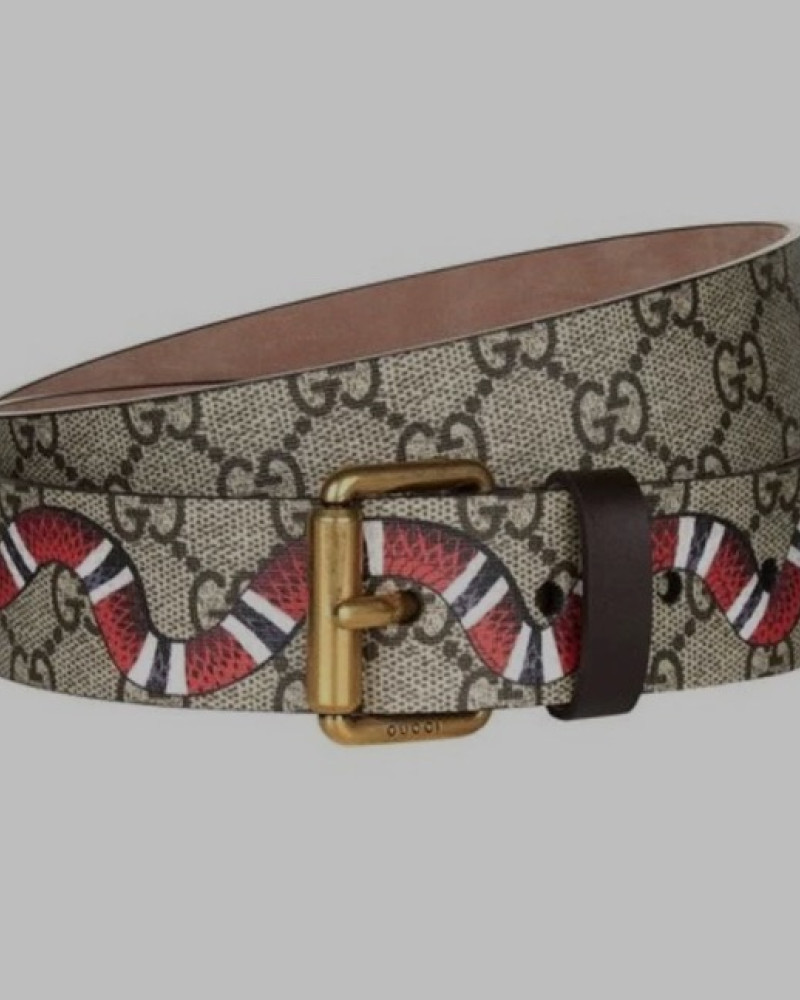 Gucci GG Supreme Kingsnake Belt