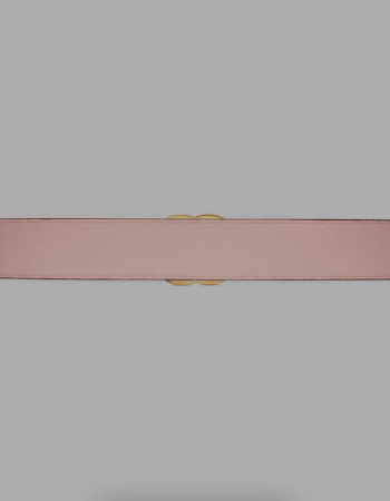 Gucci Women’s Double G Leather Belt – Light Pink & Fuchsia