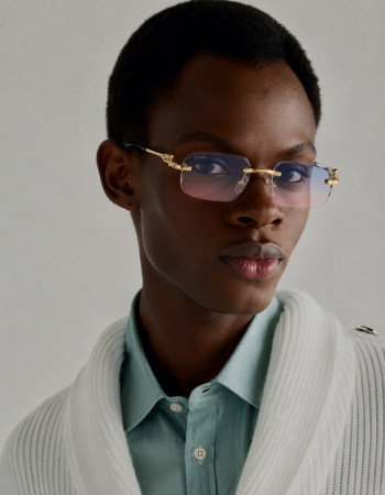 Cartier Panthère CT0281O Rimless Rectangle Glasses
