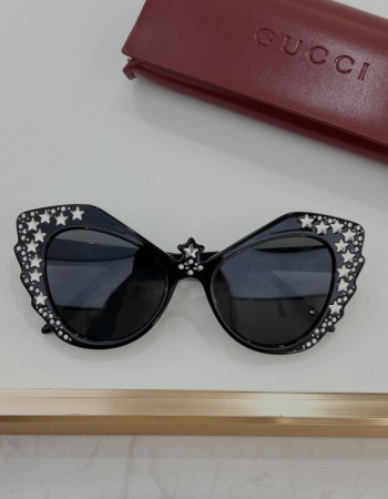 Gucci Aria Hollywood Forever Crystal Star Sunglasses 